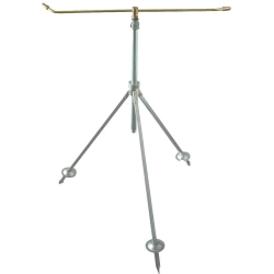 Arroseur rotatif sur trépied mâle 15x21, hauteur réglable 70 à 110 cm, jet réglable