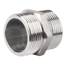 Mamelon égal inox 316L double mâle 50x60 de longueur 44 mm ACS
