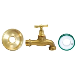 Kit adaptateur de cuve grillagée 1000 litres avec robinet à clapet