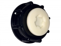 Adaptateur plastique de cuve, BOUTTE, avec bouchon