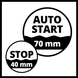 Pompe d'évacuation pour eaux chargées Aquasensor GE-DP 6935 A ECO