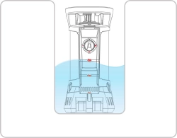 Pompe d'évacuation pour eaux chargées Aquasensor GE-DP 7935 N-A ECO