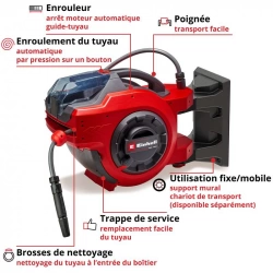 Enrouleur de tuyau sans fil GE-HR 18/30 Li-Solo