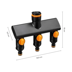 Connecteur robinet à trois voies Comfort, on/off