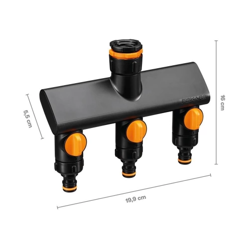 Connecteur robinet à trois voies Comfort, on/off