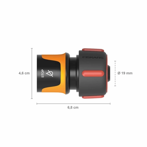 Raccord de tuyau stop 19 mm