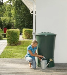 Cuve à eau cylindrique vert 510 l