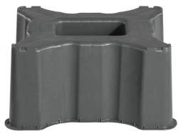 Support cuve rectangulaire GARANTIA, 300 litres, gris