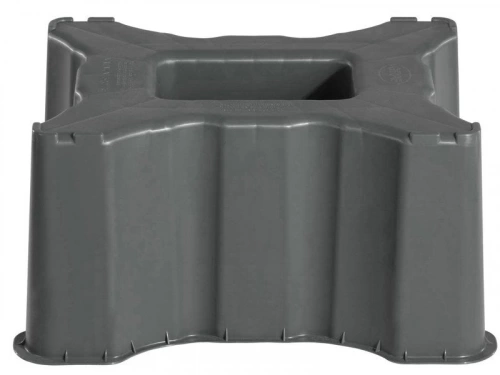 Support cuve rectangulaire GARANTIA, 300 litres, gris