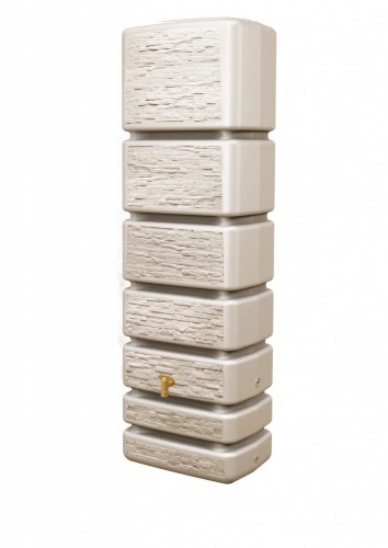 Récupérateur d'eau GARANTIA rectangulaire sable, 330 l