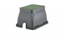 Regard rectangulaire d'arrosage enterré 4 voies