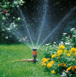 Arroseur circulaire de jardin Vario Comfort sur pied