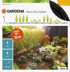 Kit d'irrigation Micro-Drip system pour les haies - 15 m - 4,6 mm