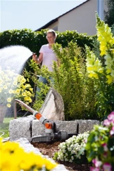 Prise d'eau avec nez de robinet articulé d'arrosage