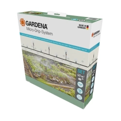 Kit d'initiation goutte-à-goutte pour potagers, plates-bandes et bordures de fleurs - 60 m²