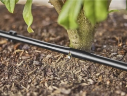Kit d'initiation 25 m de tuyau à goutteurs incorporés et bouchon fin de ligne pour plantes