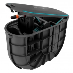 Dévidoir automatique enterré – RollUp M – Tuyau 20 m Ø 11 mm – Enroulement automatique