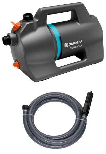 Pompe d’arrosage de surface 5000 Silent avec kit d’aspiration – 5000 l/h – 3,7 bar