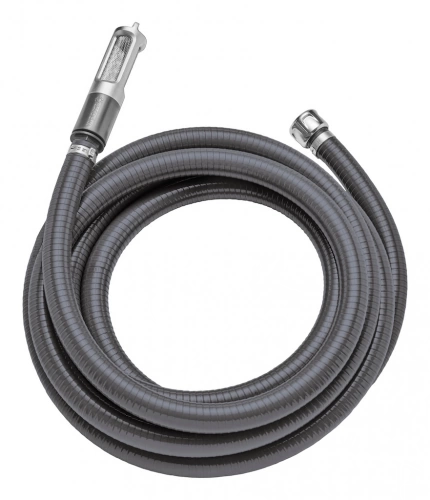 Kit tuyau d’aspiration 4 m 25 mm (1”) avec filtre inox et clapet anti-retour – Raccord G1”