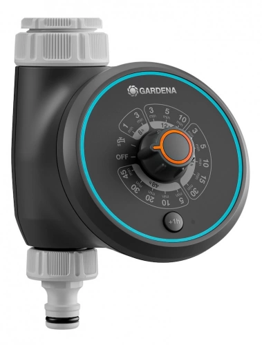 Programmateur d’arrosage Water Control Easy – GARDENA – 15 programmes – durée 1 min à 2 h – alimentation 2 piles AA
