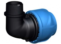 Coude de transition 90° - iJoint - Ø 25 mm filetage mâle 1/2"