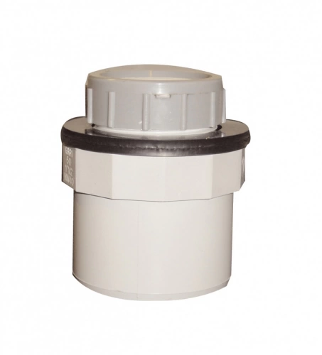 Embout de connexion pvc gris