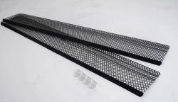 Grillage stop-feuilles et attaches noir pvc