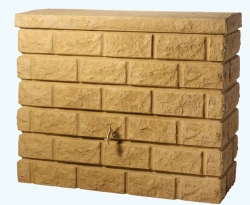 Cuve décorative MUR ROCKY - 400L - Sable