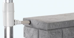 Cuve décorative MUR ROCKY - 400L - Sable