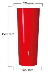 Réservoir COLOR - 350 L - Tomato
