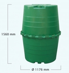 Réservoir TOP-TANK 1300L - 156 x Ø 118 cm