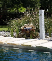 Fontaine GRANIT en PE - Gris clair