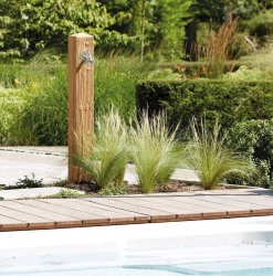 Fontaine WOOD en PE - Bois clair