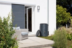 Kit cuve ARRONDO 250 L Gris graphite - Ø 65 x 93 cm