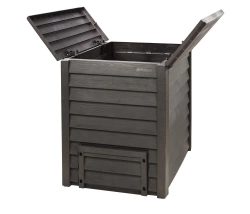 Composteur Thermo Wood + grille de fond - Brun - 600 Litres