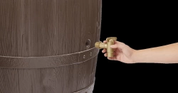Cuve Tonneau VINO - Brun - 400 litres