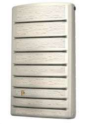 Cuve murale Extra-Slim 400L sable avec robinet PE imitation laiton