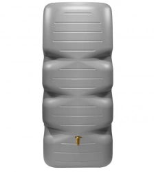 Réservoir CUBUS 1000 L Gris Béton Avec robinet PE imitation laiton