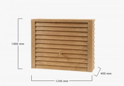 Cuve décorative WOODY - 350 L - bois clair