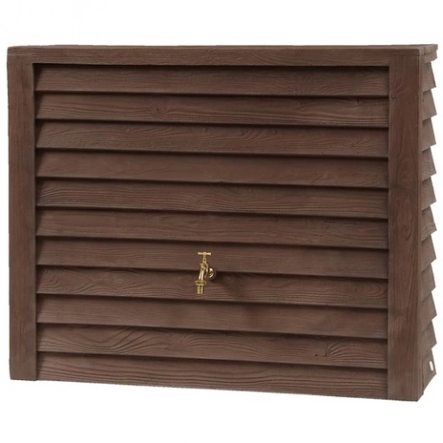 Cuve décorative WOODY - 350 L - bois foncé