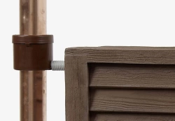 Cuve décorative WOODY - 350 L - bois foncé