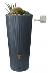 Kit Réservoir LINUS 2en1 220L - Gris graphite -  Collecteur Eco Gris