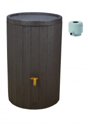 KIT MADERA 220L BRUN - Collecteur filtrant et Robinet PE