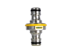 Accoupleur double mâle Pro en métal pour tuyau d'arrosage - blister