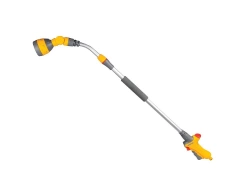 Lance d'arrosage télescopique Plus avec tête orientable et corp en métal 140cm