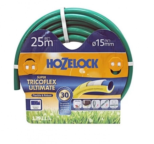 Tuyau d’arrosage multi usage Super Tricoflex Ultimate 15mm - 25m - vert